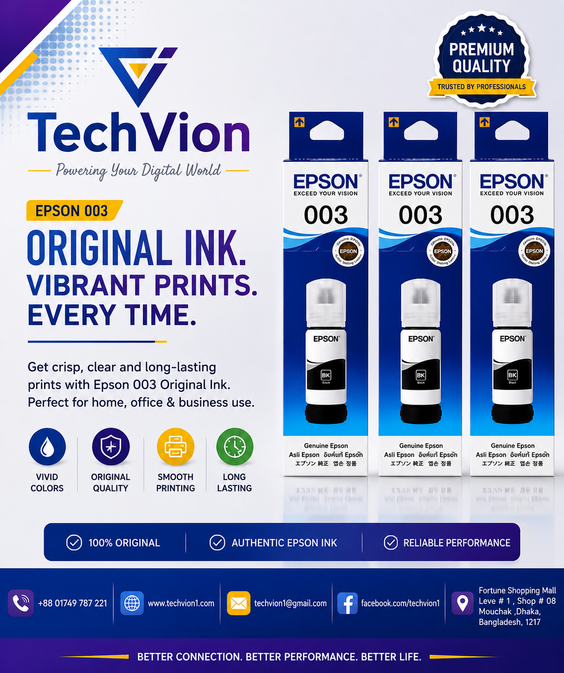 Epson 003 Black Ink Bottle