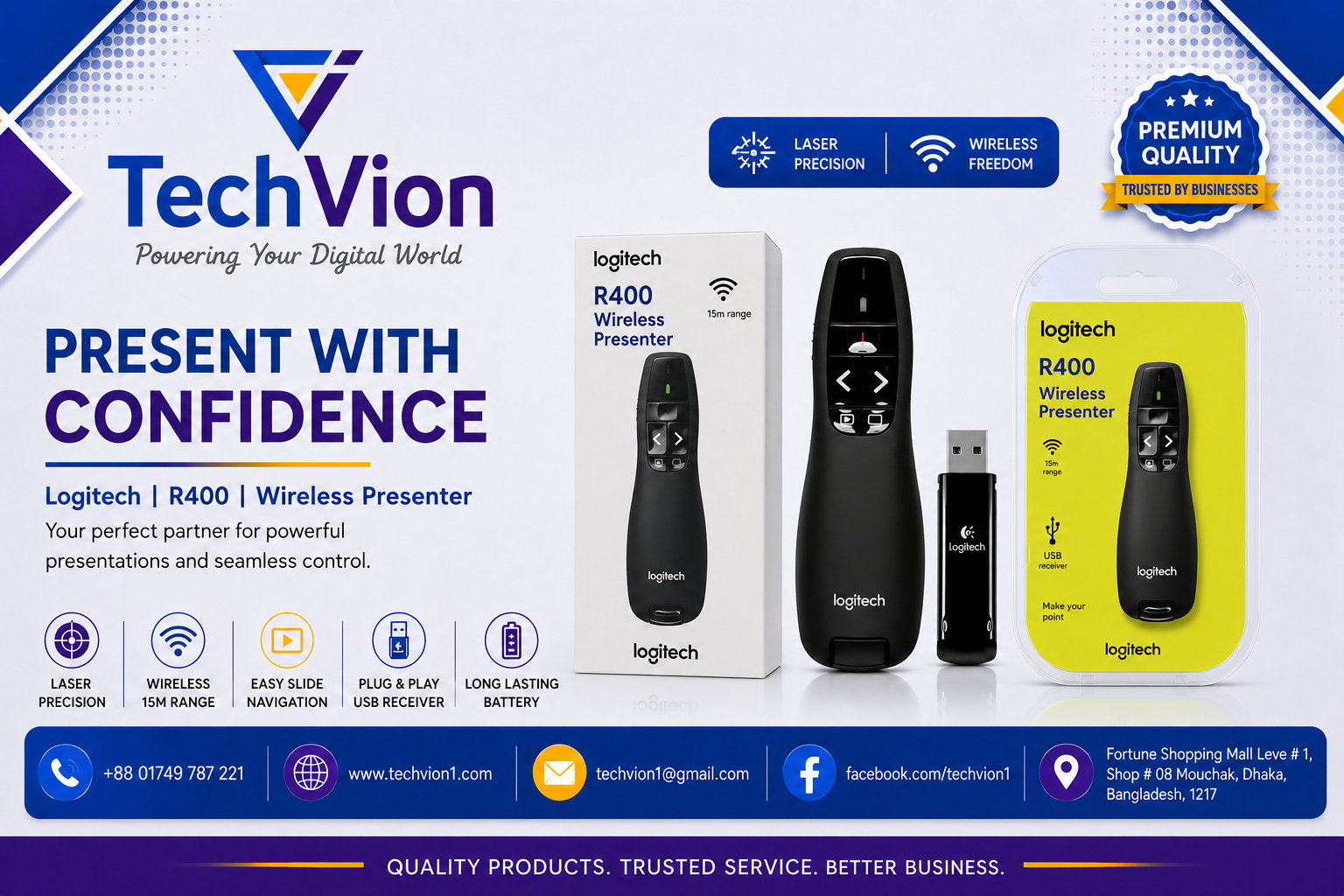 Logitech | R400 | Wireless Presenter